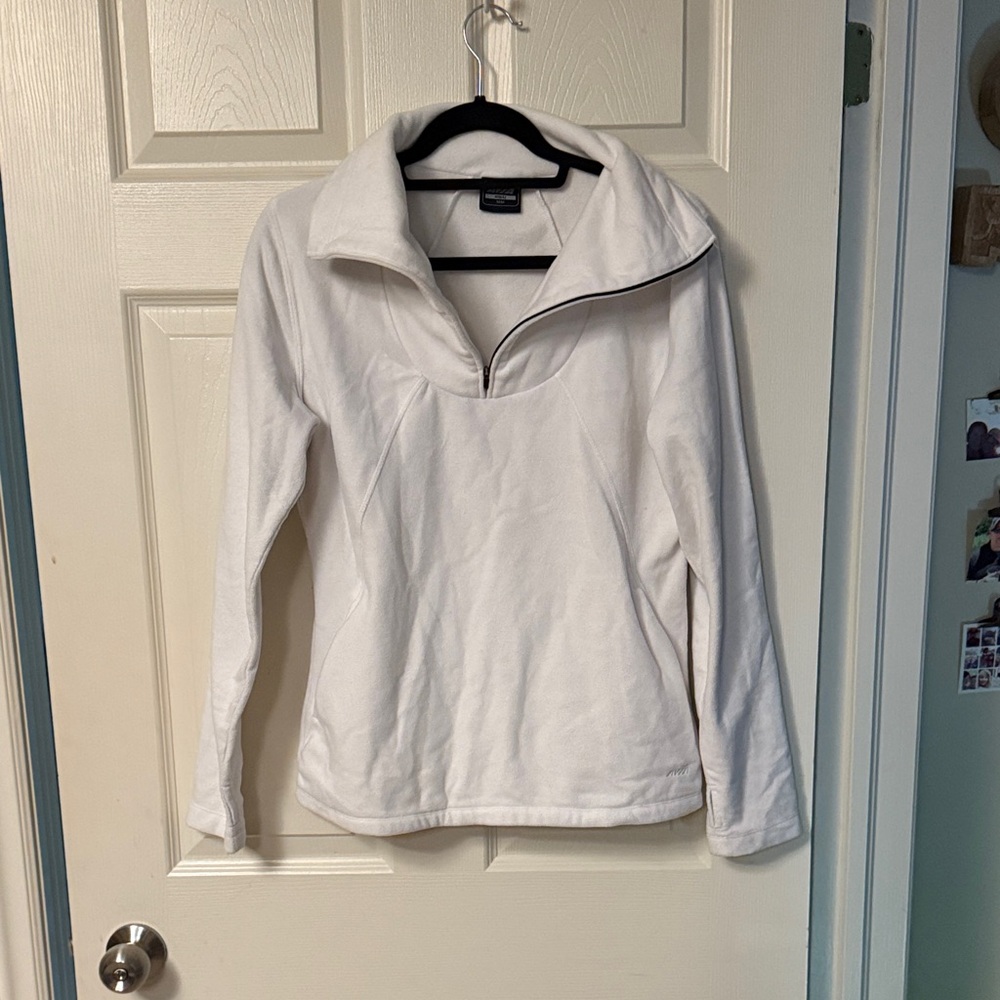 Avia Women's White Quarter-Zip Sweatshirt